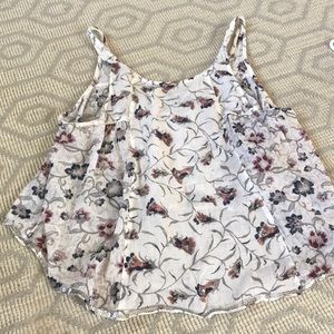 ecote floral tank w sequins